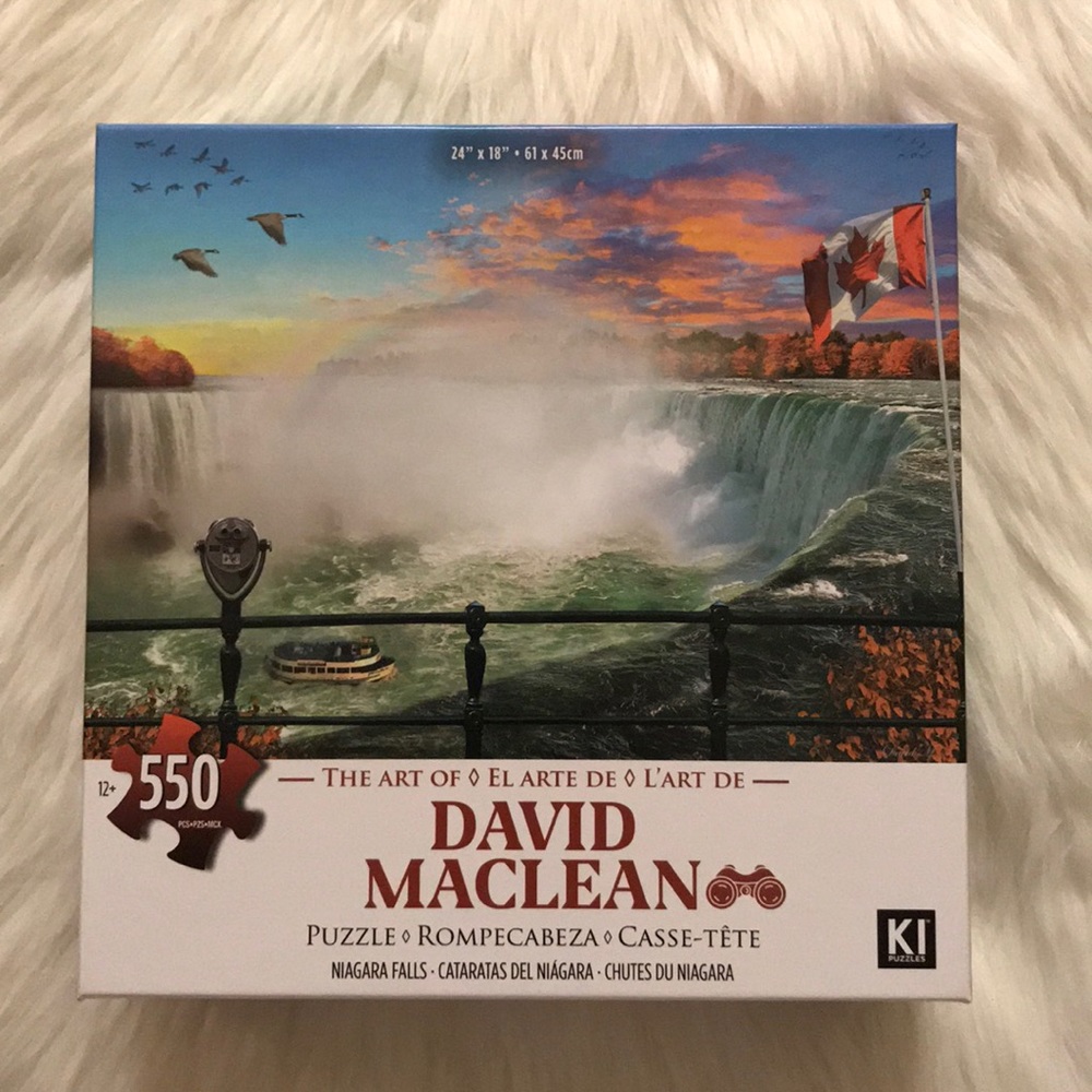 🇨🇦 The Art of David Maclean “Niagara Falls” Puzzle